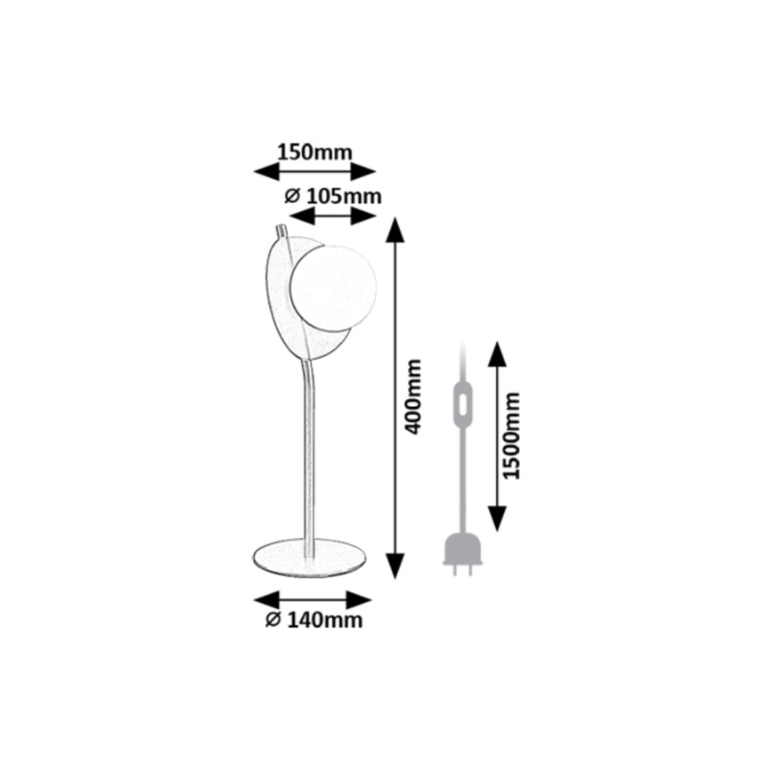 Rabalux - Lampe de table 1xG9/5W/230V