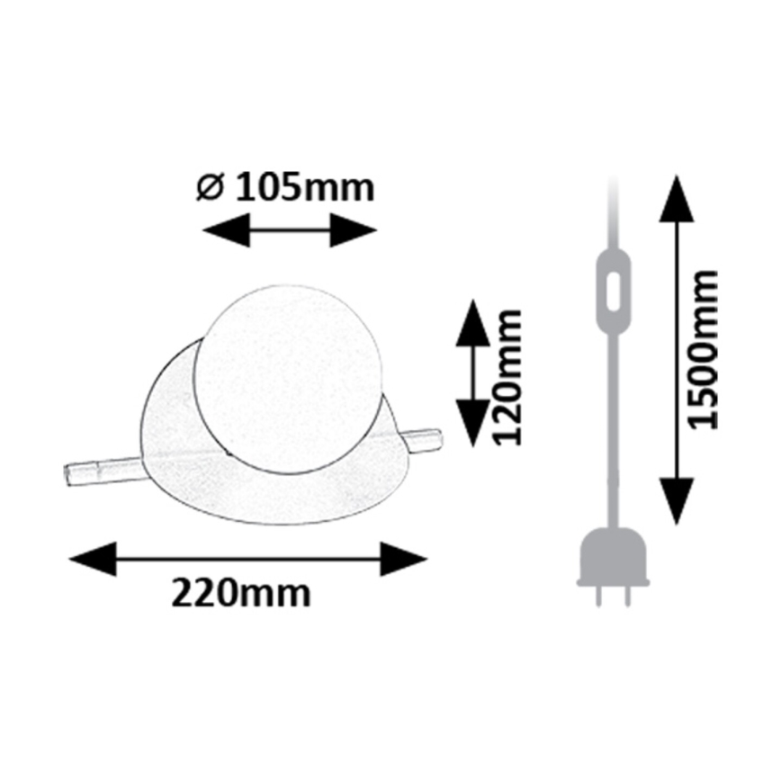 Rabalux - Tafellamp 1xG9/5W/230V