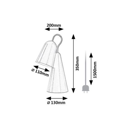 Rabalux - LED Tafellamp 1xE14/4W/230V roze