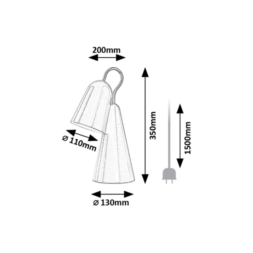 Rabalux - LED Tafellamp 1xE14/4W/230V roze