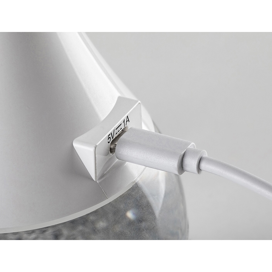Rabalux - Lampe de table RGB à intensité variable LED/4W/230V blanc