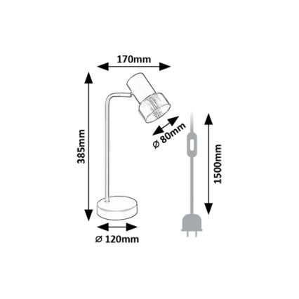 Rabalux - Tafellamp 1xE14/15W/230V
