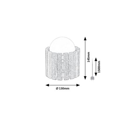 Rabalux - Lampe de table 1xG9/5W/230V