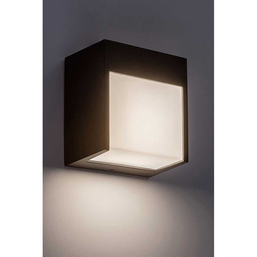 Rabalux - LED Wand Lamp voor Buiten LED/12W/230V zwart IP54