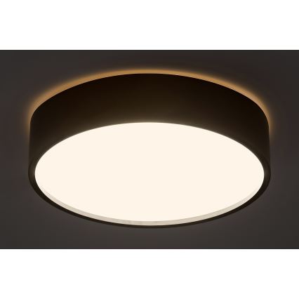 Rabalux - LED plafondlamp LED/18W/230V IP44 4000K diameter 28 cm zwart