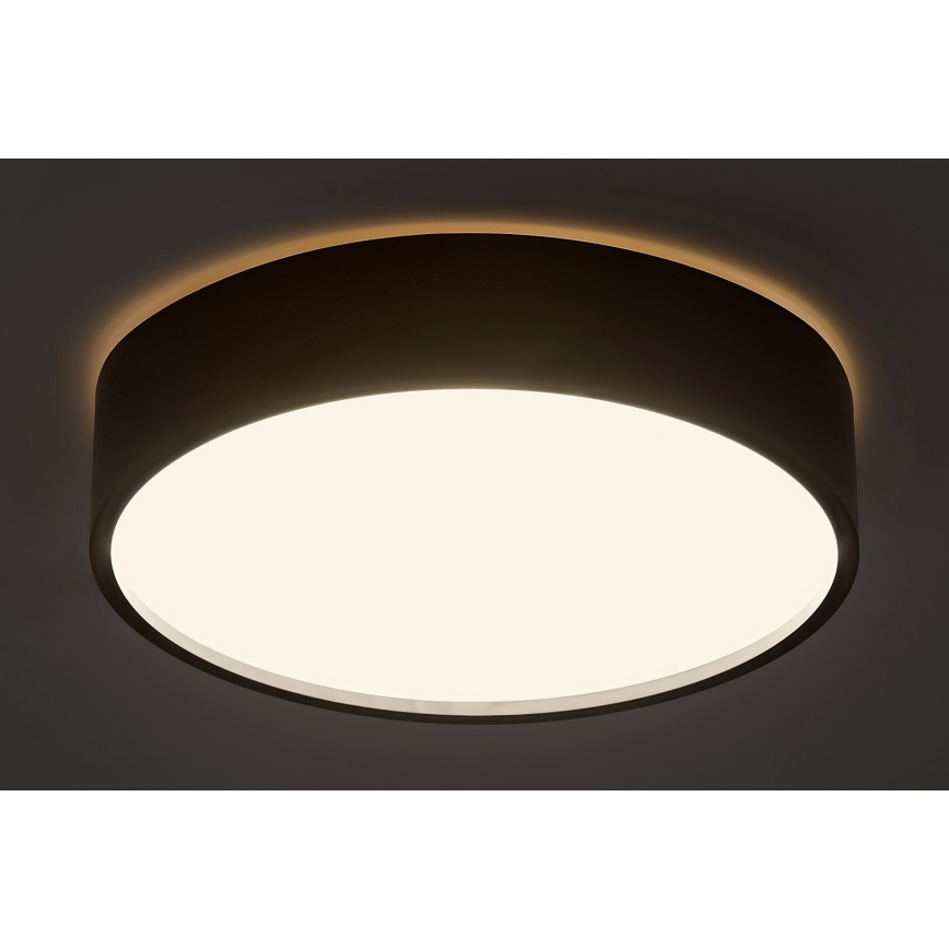 Rabalux - LED plafondlamp LED/18W/230V IP44 4000K diameter 28 cm zwart
