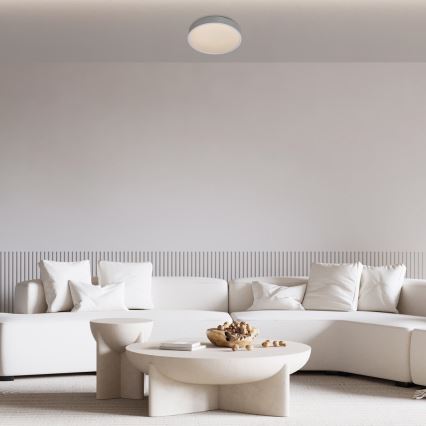 Rabalux - LED Plafondlamp LED/18W/230V IP44 4000K zilver Ø 28 cm
