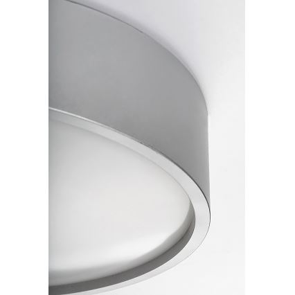 Rabalux - Plafonnier LED/18W/230V IP44 4000K argenté diam. 28 cm