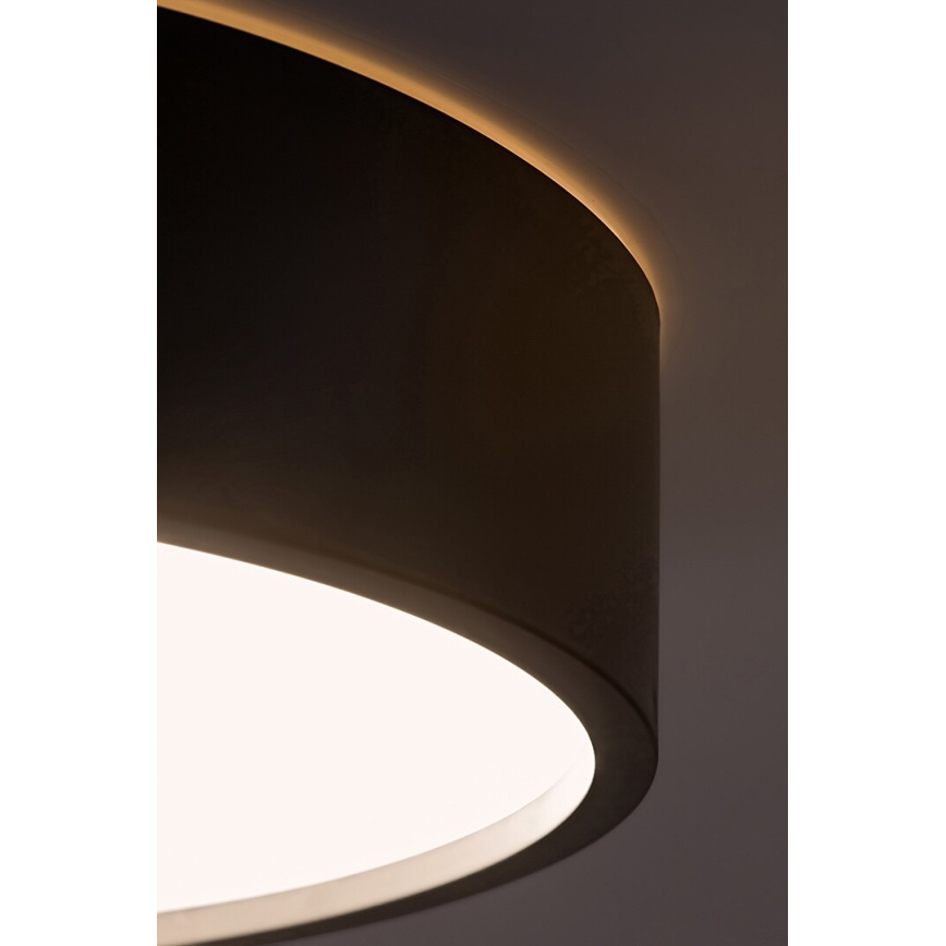 Rabalux - LED plafondlamp met een sensor LED/19W/230V IP44 4000K diameter 28,5 cm zwart