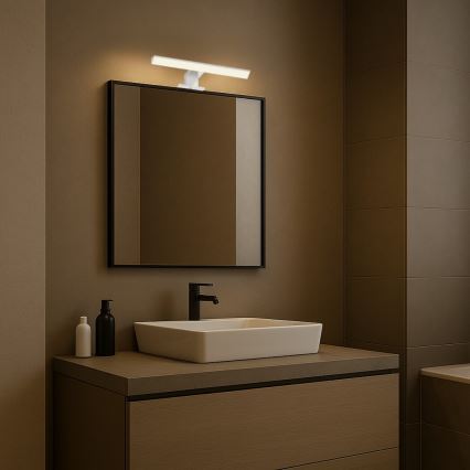 Rabalux - Éclairage LED pour miroir de salle de bains, 6W/230V, IP44, 30 cm, chrome brillant