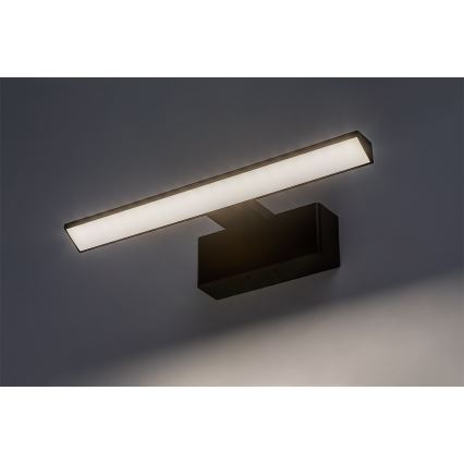 Rabalux - LED-spiegelverlichting voor badkamer, 6W, 230V, IP44, 30 cm, zwart