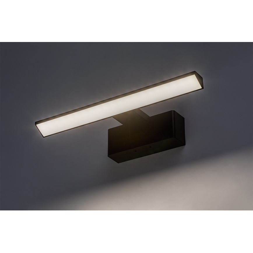Rabalux - LED-spiegelverlichting voor badkamer, 6W, 230V, IP44, 30 cm, zwart