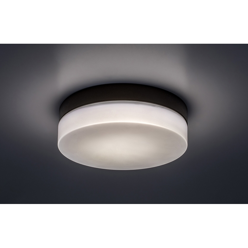 Rabalux - LED Badkamer plafondlamp LED/15W/230V IP44 4000K diameter 23 cm zwart