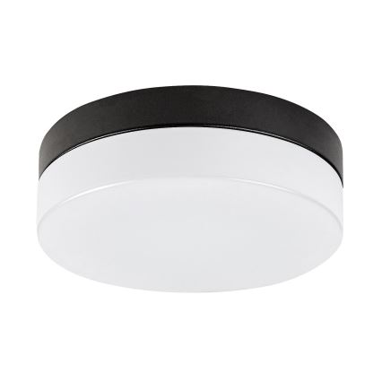 Rabalux - LED Badkamer plafondlamp LED/15W/230V IP44 4000K diameter 23 cm zwart