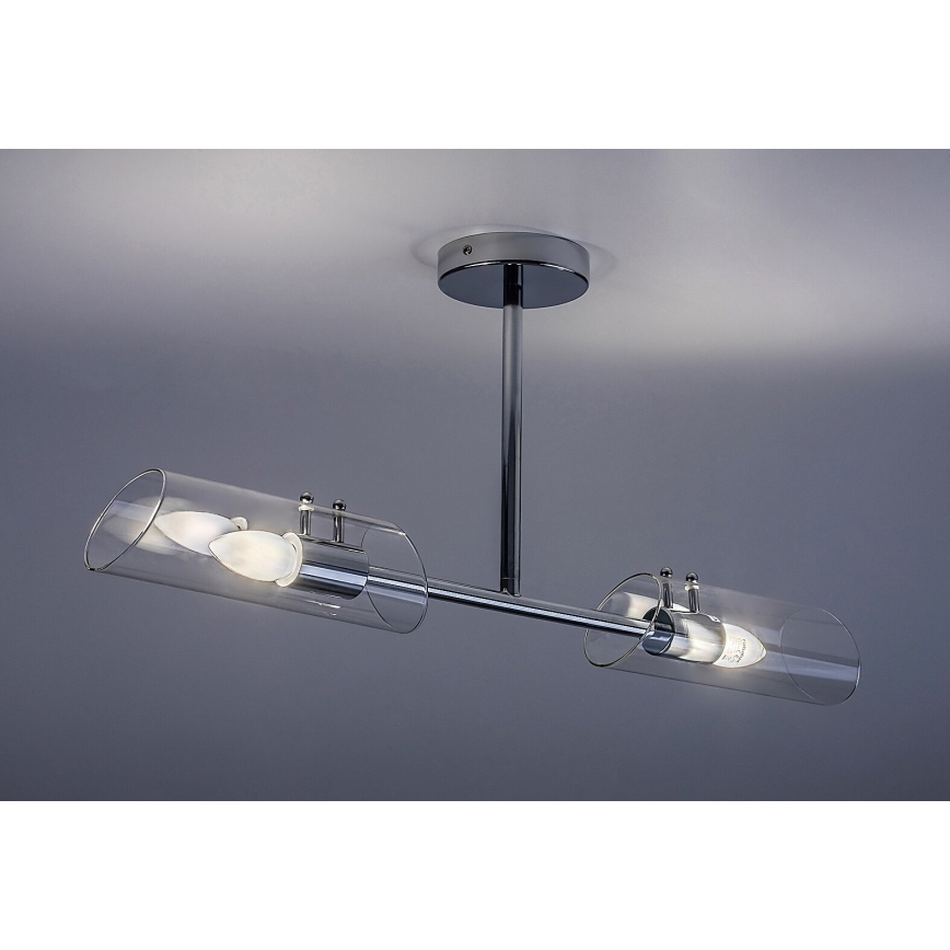 Rabalux - Suspension-barre salle de bain 2xE14/12W/230V IP44 chrome brillant