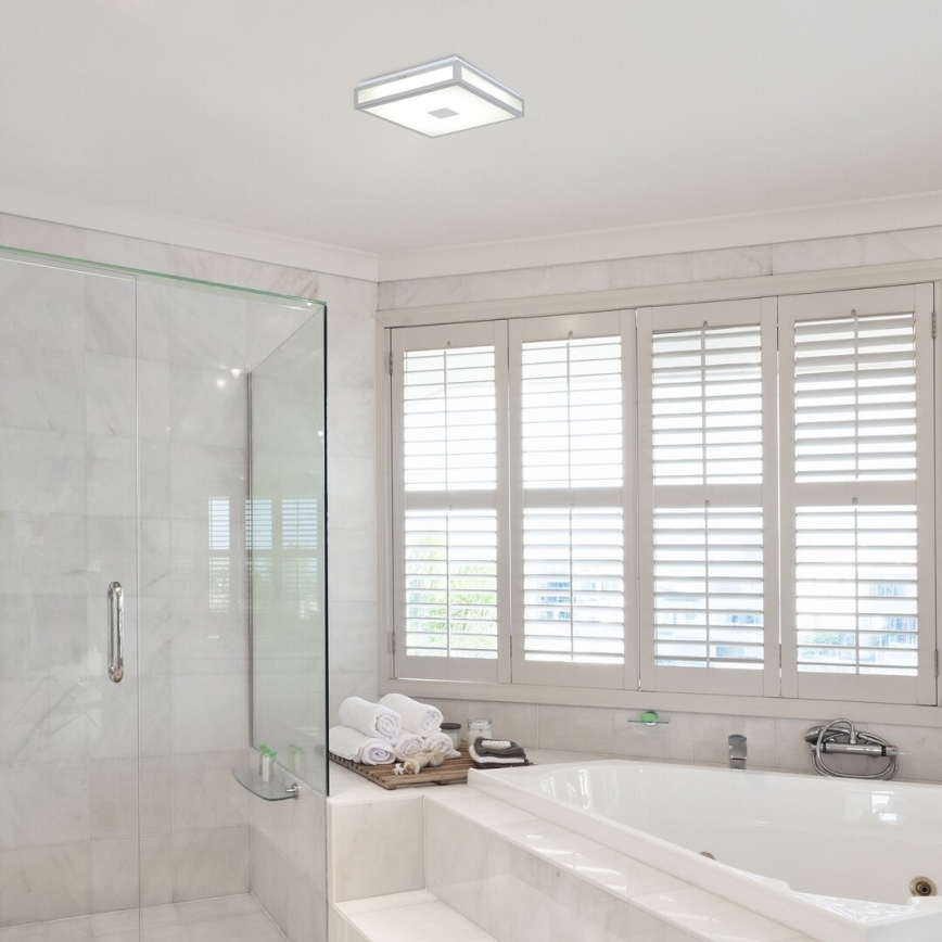 Rabalux - LED Badkamer plafondlamp LED/18W/230V IP44 30x30 cm wit