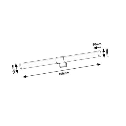 Rabalux - LED-spiegelverlichting voor de badkamer, 6W/230V, IP44, 40 cm