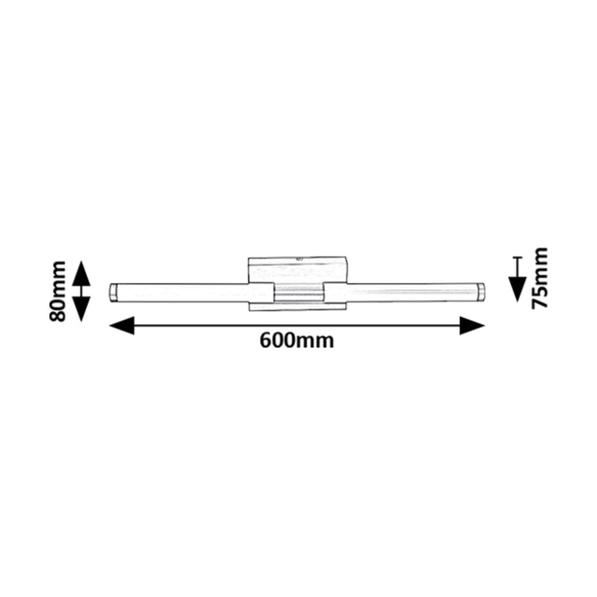 Rabalux - Applique murale salle de bain LED/8W/230V 4000K IP44