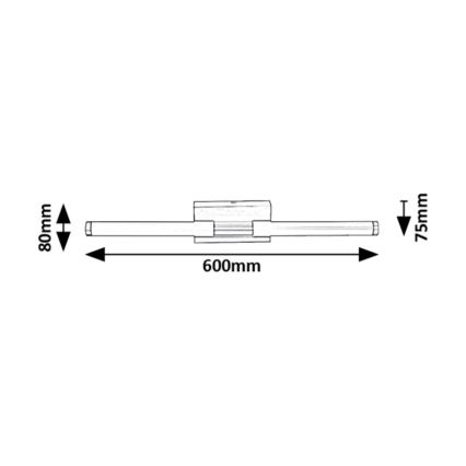 Rabalux - LED Badkamer wandlamp LED/8W/230V 4000K IP44
