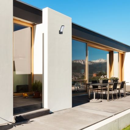 Rabalux -Applique murale d'extérieur avec un détecteur LED/12W/230V IP44