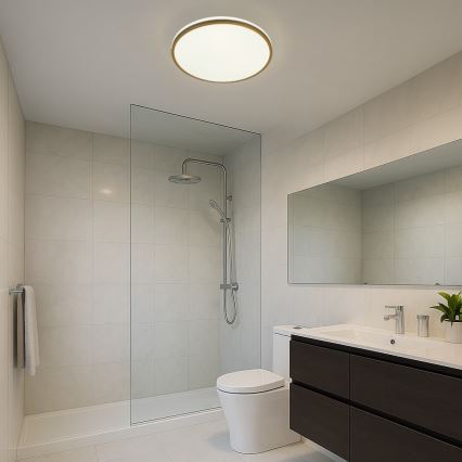 Rabalux - Plafonnier LED pour salle de bains LED/18W/230V IP44 Ø 34 cm