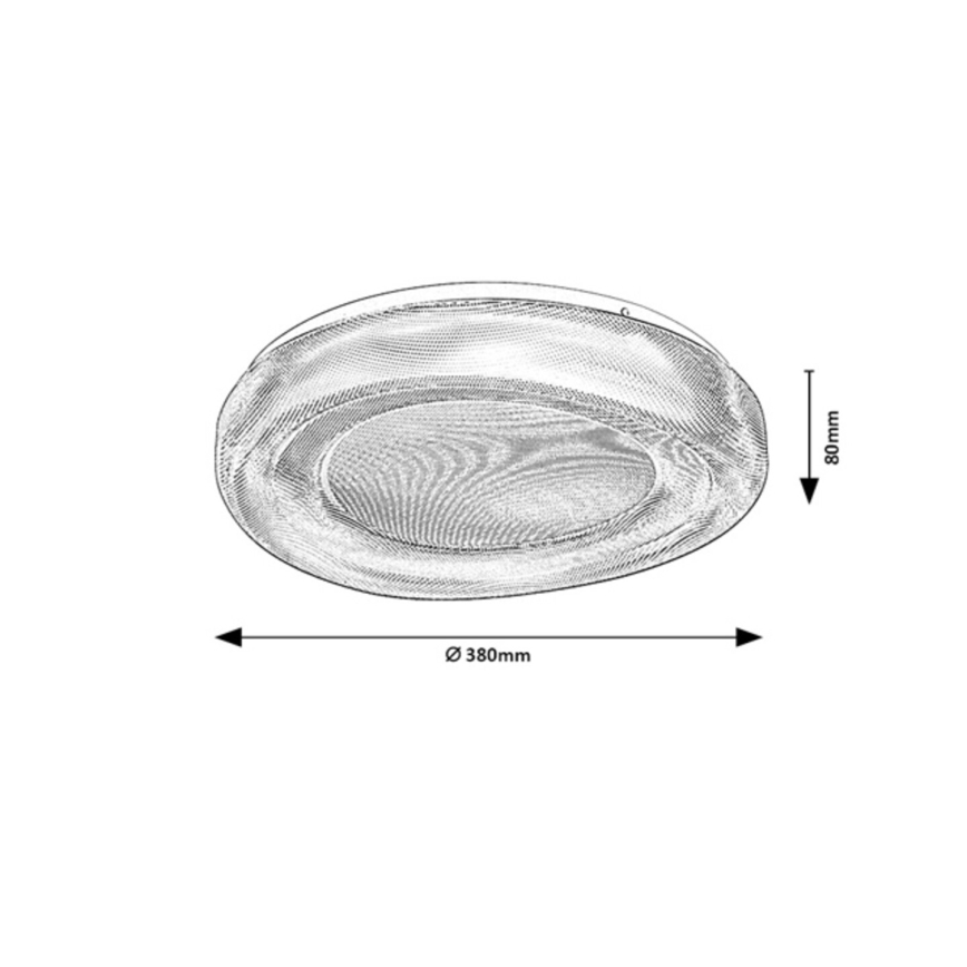 Rabalux - LED plafondlamp voor badkamer LED/24W/230V IP44 4000K Ø 38 cm