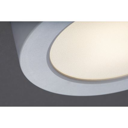 Rabalux - Plafonnier LED pour salle de bains, 7 W, 230 V, Ø 12 cm, IP44, blanc
