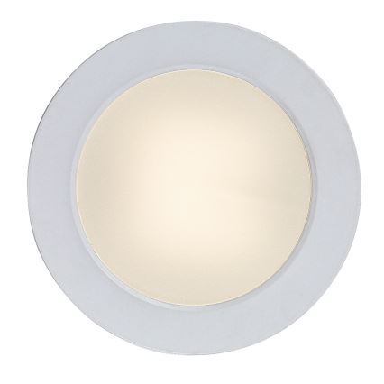 Rabalux - Plafonnier LED pour salle de bains, 7 W, 230 V, Ø 12 cm, IP44, blanc