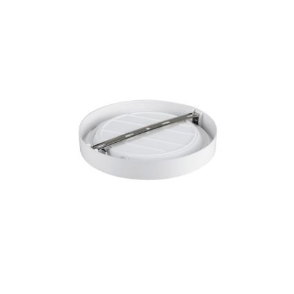 Rabalux - Plafonnier LED pour salle de bains, 24 W (230 V), Ø 22 cm, IP44, blanc