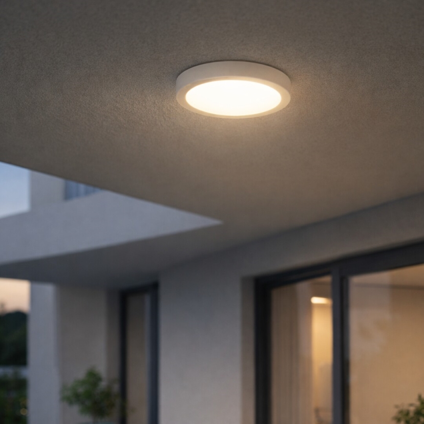 Rabalux - LED plafondlamp voor de badkamer LED/30W/230V Ø 30 cm IP44 wit