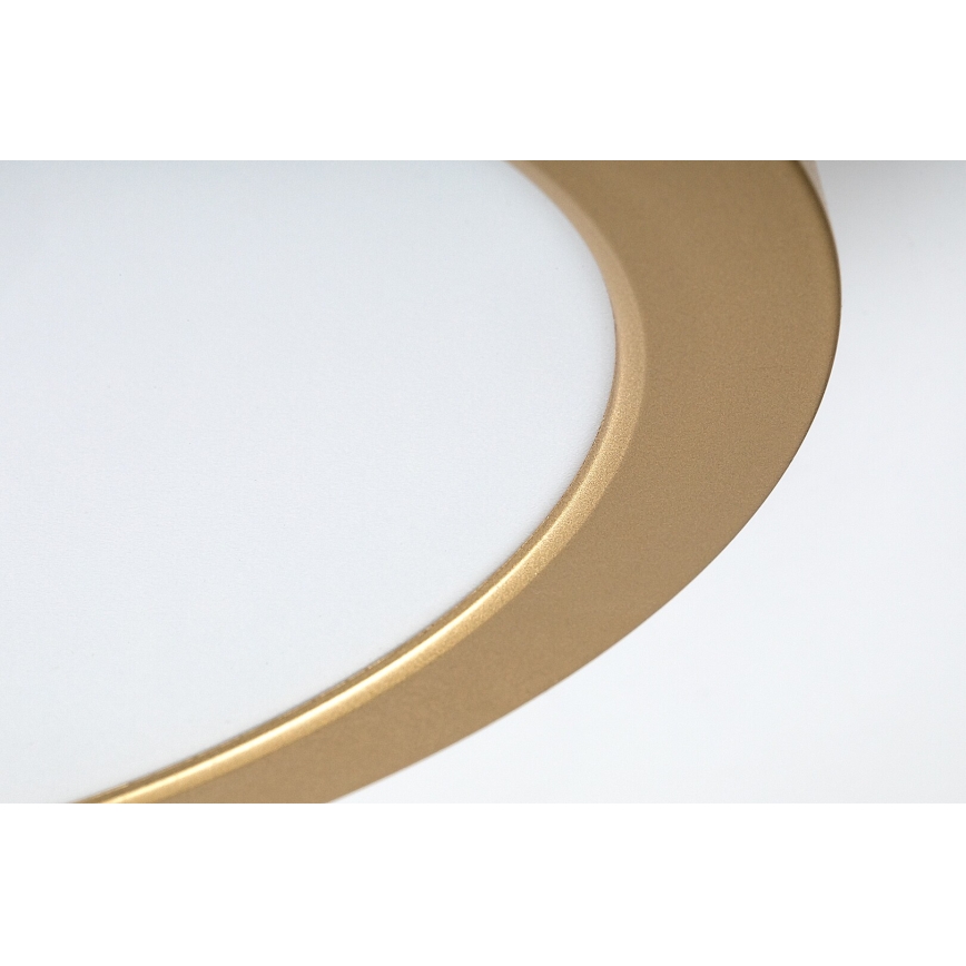 Rabalux - Plafonnier LED pour salle de bains LED/24 W/230 V Ø 22 cm IP44 doré