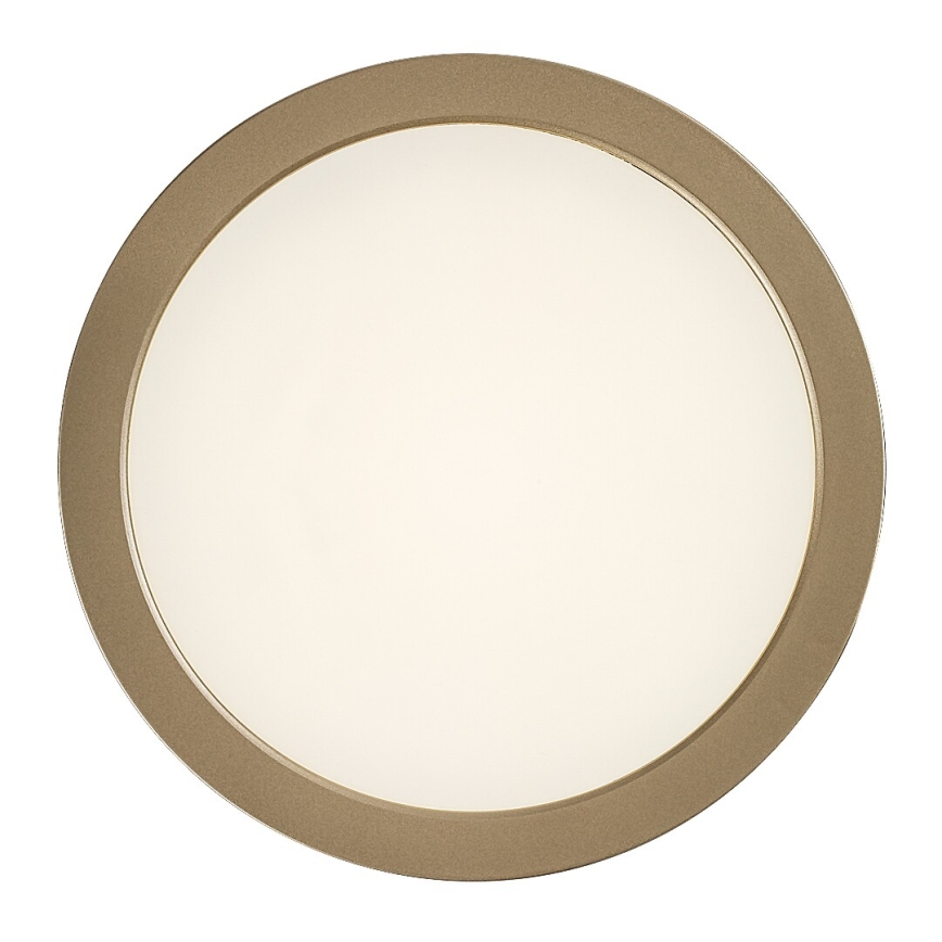 Rabalux - Plafonnier LED pour salle de bains LED/24 W/230 V Ø 22 cm IP44 doré