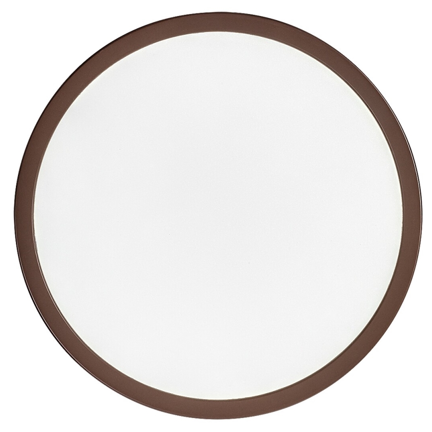 Rabalux - LED plafondlamp voor de badkamer LED/18W/230V 3000/4000/6000K Ø 29 cm IP44 bruin