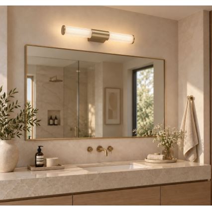 Rabalux - LED-spiegelverlichting voor de badkamer LED/8W/230V IP44 40 cm goudkleurig