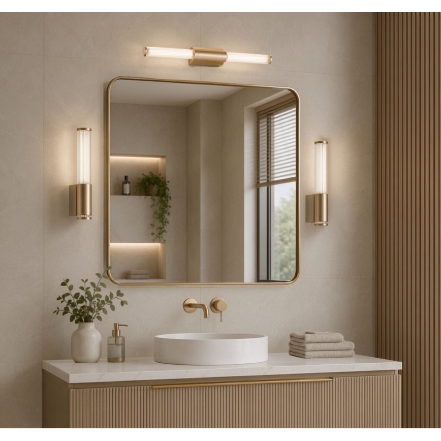 Rabalux - LED-spiegelverlichting voor de badkamer LED/8W/230V IP44 40 cm goudkleurig