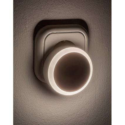 Rabalux - LED Socket nachtlampje met schemersensor LED/0,3W/230V 3000K