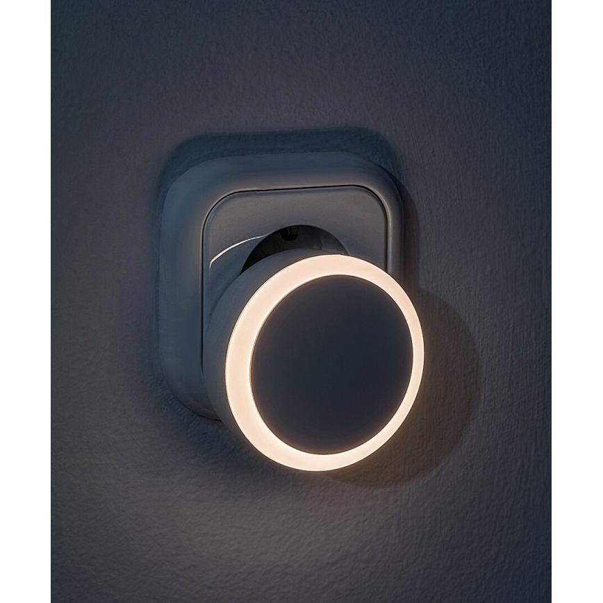 Rabalux - LED Socket nachtlampje met schemersensor LED/0,3W/230V 3000K