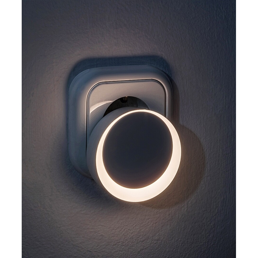 Rabalux - LED Socket nachtlampje met schemersensor LED/0,3W/230V 3000K