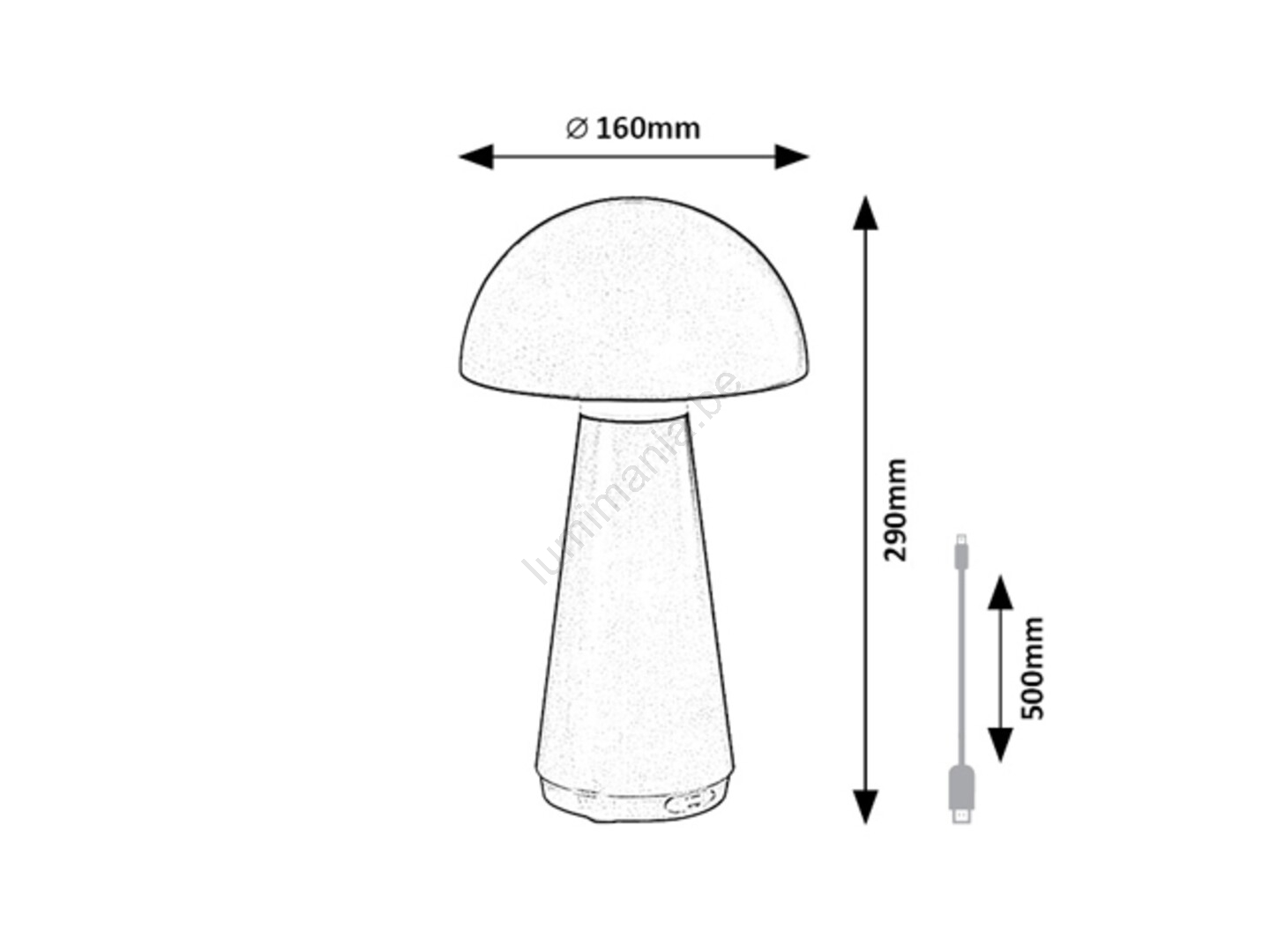 JHY DESIGN Dimbare Touch Nacht Tafel Lamp