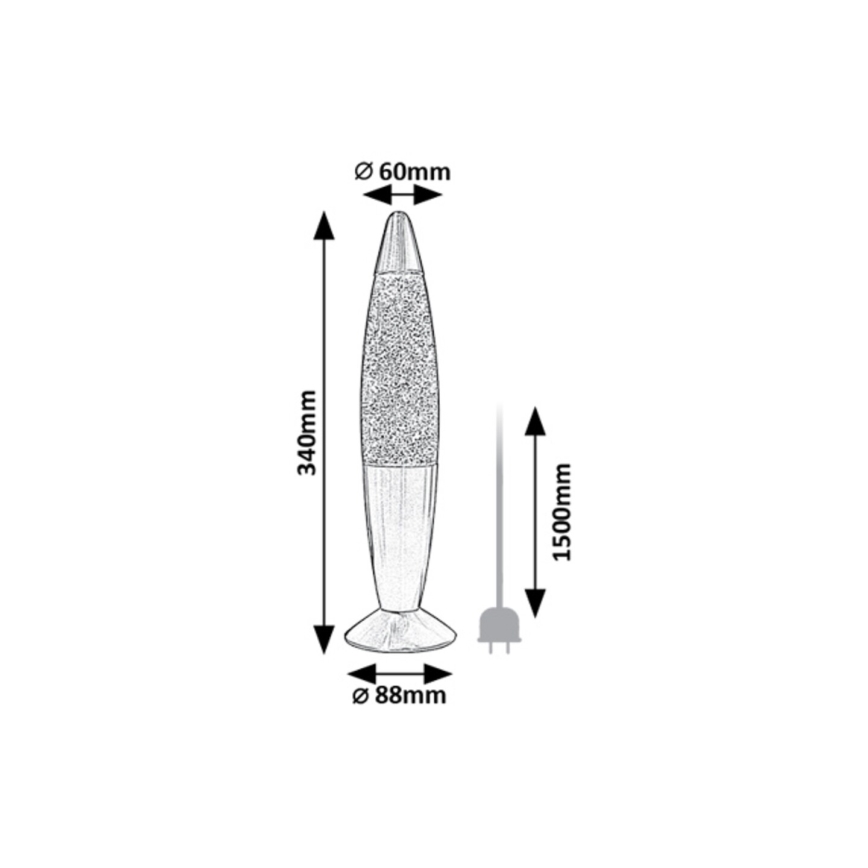 Rabalux - LED Lava lamp LED/25W/230V