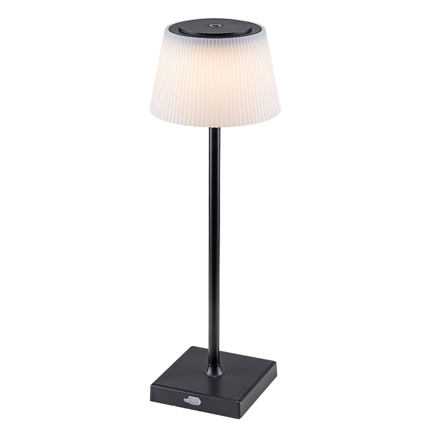 Rabalux - Lampe de table à intensité variable rechargeable LED/4W/3,7V 1800 mAh 3000-5000K IP44 noir