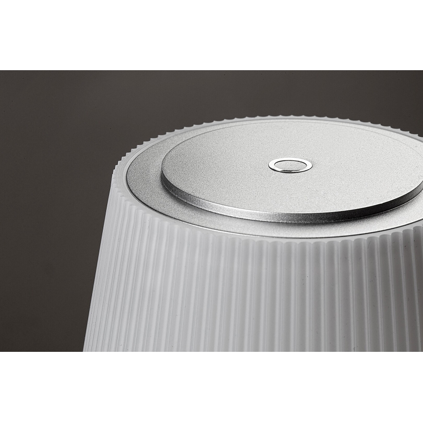 Rabalux - Lampe de table LED à intensité variable rechargeable LED/4W/3,7V 1800 mAh 3000-5000K IP44 argent
