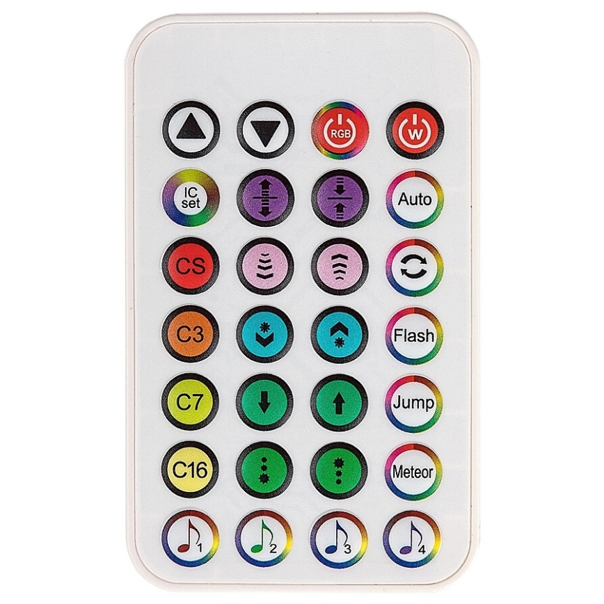 Rabalux - LOT x2 Lampe de table à intensité variable RGB PACO LED/5W/5V + télécommande