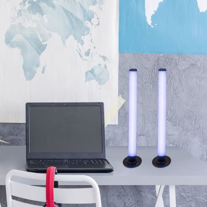 Rabalux - SET van 2x dimbare LED RGB bureaulampen PACO LED/5W/5V + afstandsbediening