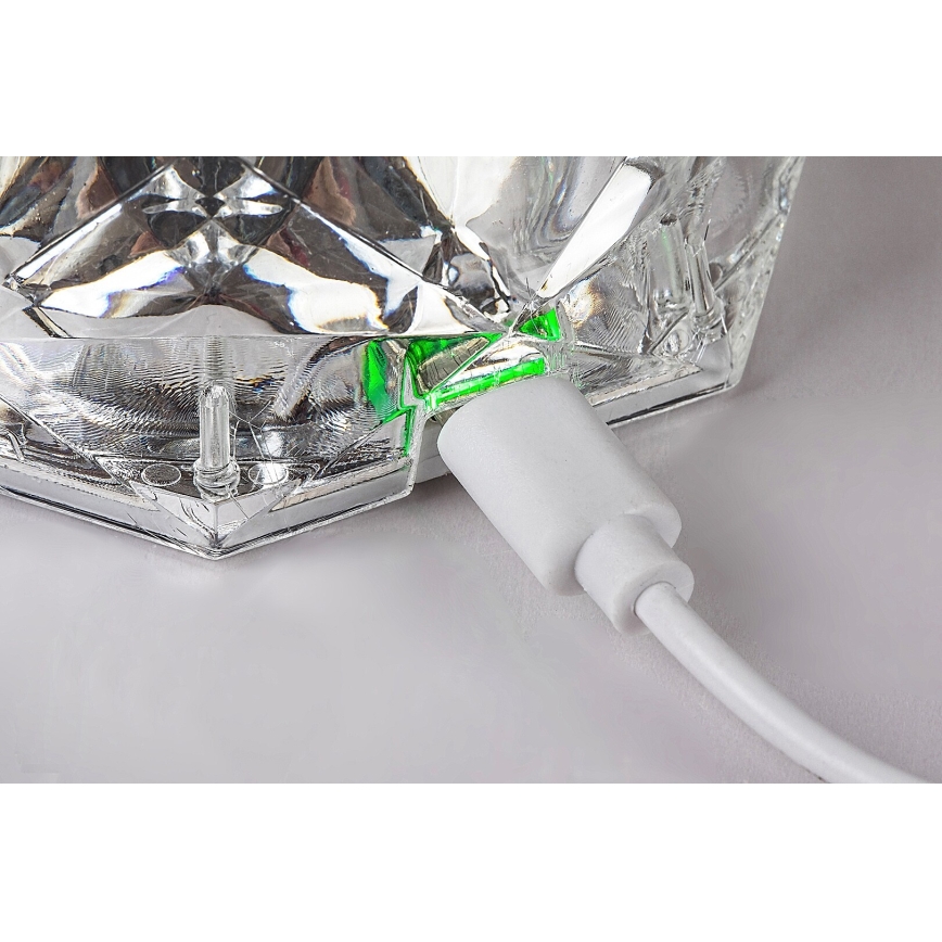 Rabalux 76015 - Lampe de table rechargeable RGB à intensité variable SIGGY LED/1,5W/3,7V 800 mAh