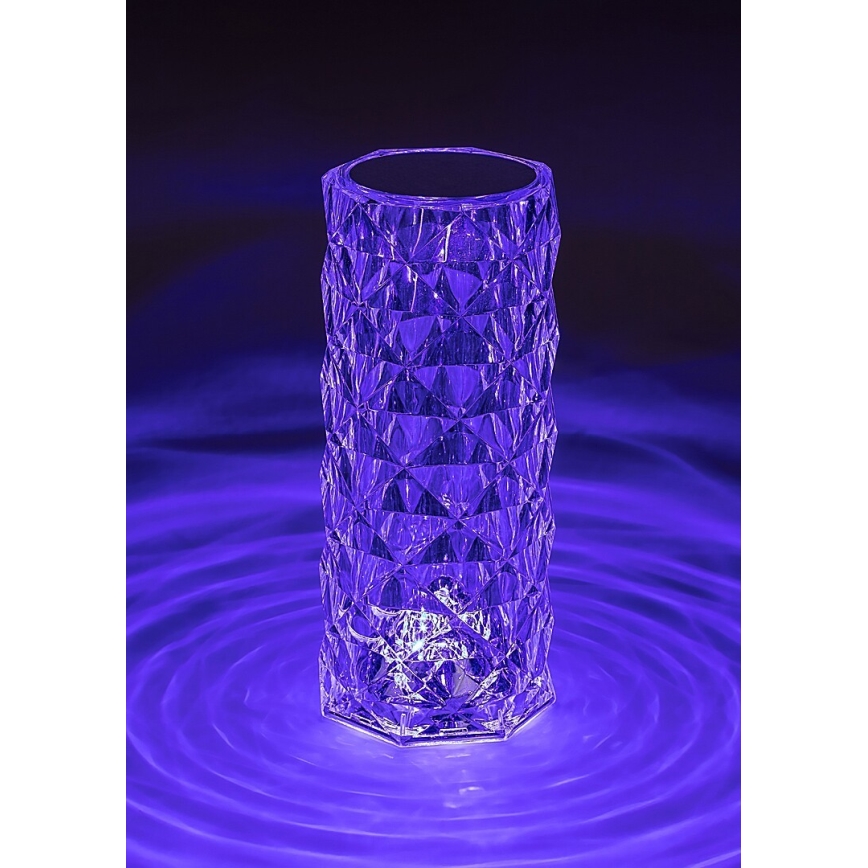 Rabalux 76015 - LED RGB Dimbaar tafel rechargeable lamp SIGGY LED/1,5W/3,7V 800 mAh