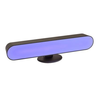 Rabalux - Lampe de table LED RGB à intensité variable rechargeable LED/3W/5V noir + télécommande