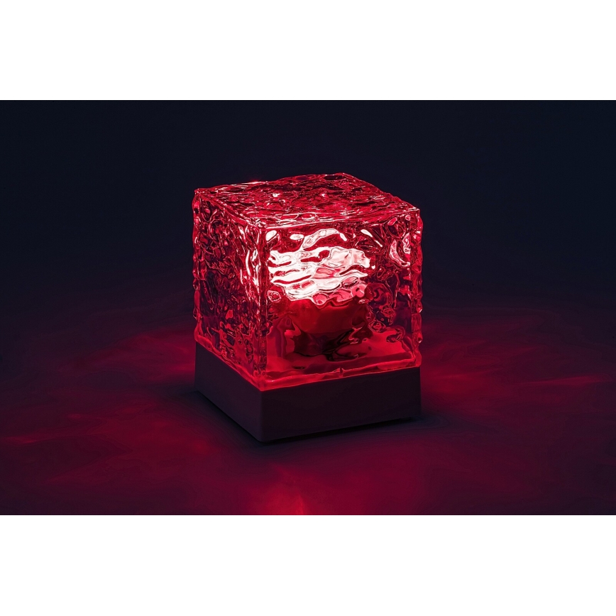 Rabalux - LED RGB Dimbare oplaadbare tafellamp LED/1W/5V/3xAA + afstandsbediening
