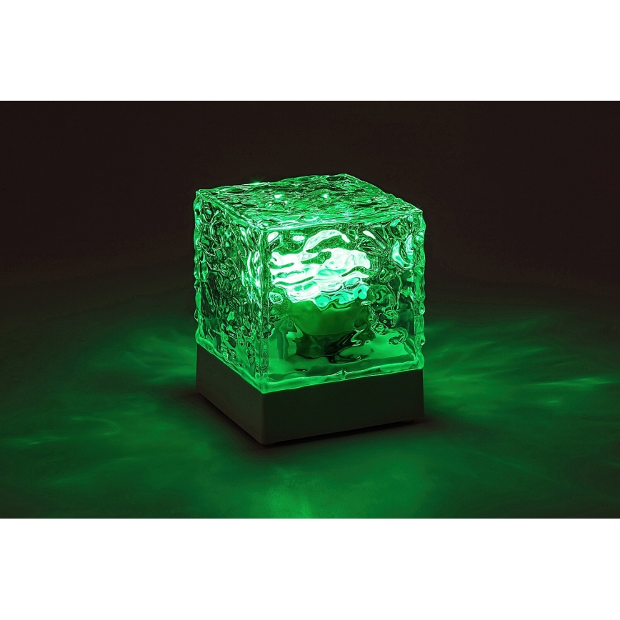 Rabalux - LED RGB Dimbare oplaadbare tafellamp LED/1W/5V/3xAA + afstandsbediening