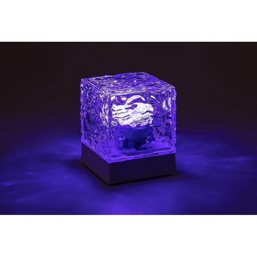 Rabalux - LED RGB Dimbare oplaadbare tafellamp LED/1W/5V/3xAA + afstandsbediening